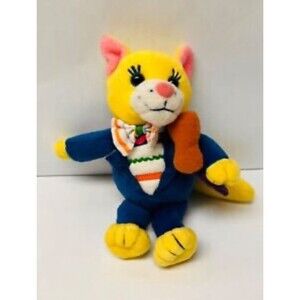 Vintage Hey Diddle Cat Fiddle Commonwealth Plush 1999 Mother Goose Bean Bag